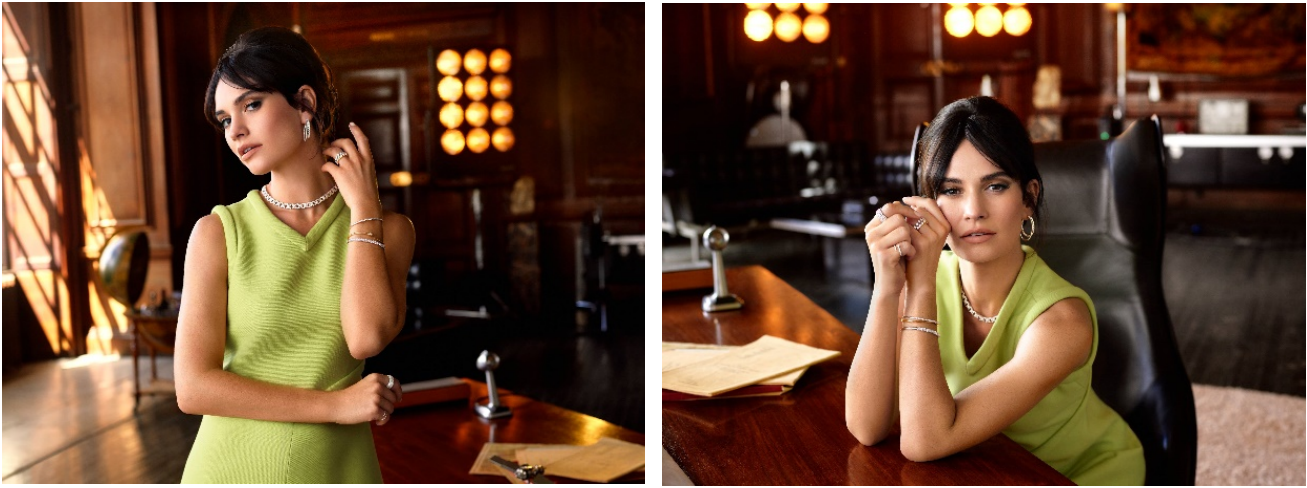 天然钻石协会携手新晋全球大使莉莉·詹姆斯（Lily James），发布全球广告大片